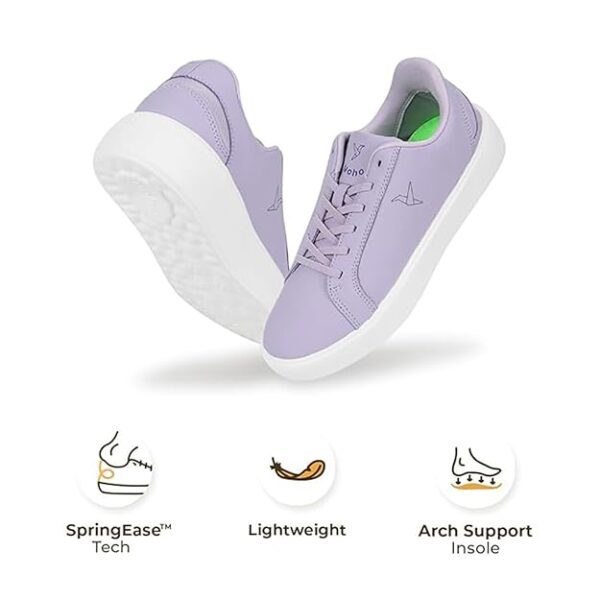 Womens Contrasting Sole Blinc Sneakers - Image 5