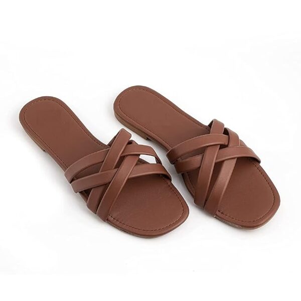 Women Stylish Flats Fashion Sandal For Party & Wedding/Casual Flat Sandals For Women's & Girls - Image 2