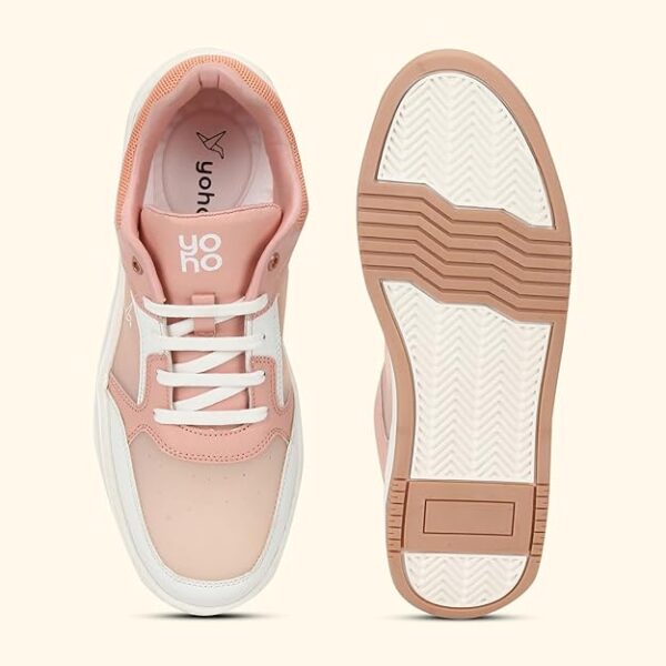 YOHO Firefly Sneakers for Women | Trendy Transparent Casual Shoes | Dual-Colour Anti-Skid Sole - Image 3