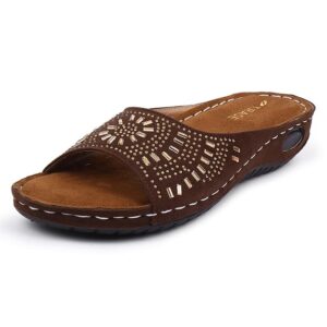 Women Doctor Ortho Soft Fancy Slippers, Comfortable Sandals For Women, Lightweight Diabetic And Orthopedic Footwear, Ideal For Knee And Foot Pain Relief