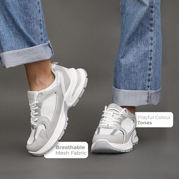 Chonks Women’s Sporty Comfortable Chunky Sneakers - Image 5
