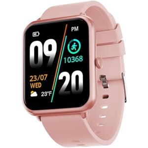 Fire-Boltt Ninja Call Pro Smart Watch Dual Chip Bluetooth Calling, 42.92mm (1.69 inch) Display, AI Voice Assistance with 100 Sports Modes, with SpO2 & Heart Rate Monitoring (Pink, 1.69)